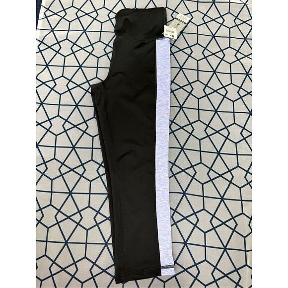 Ideology Women’s Black Heather Colorblocked Cropped Leggings Size XS - Picture 3 of 10